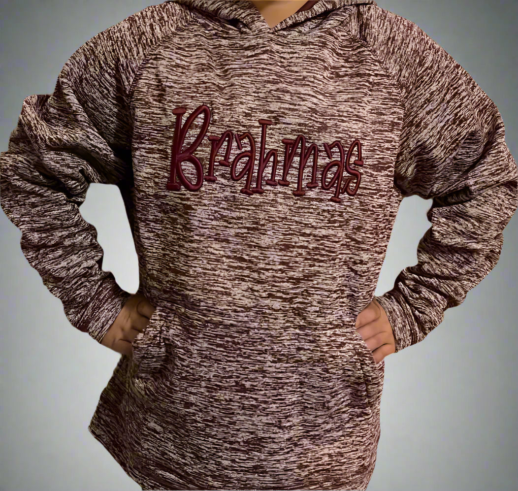 Brahmas Heather Hoodie