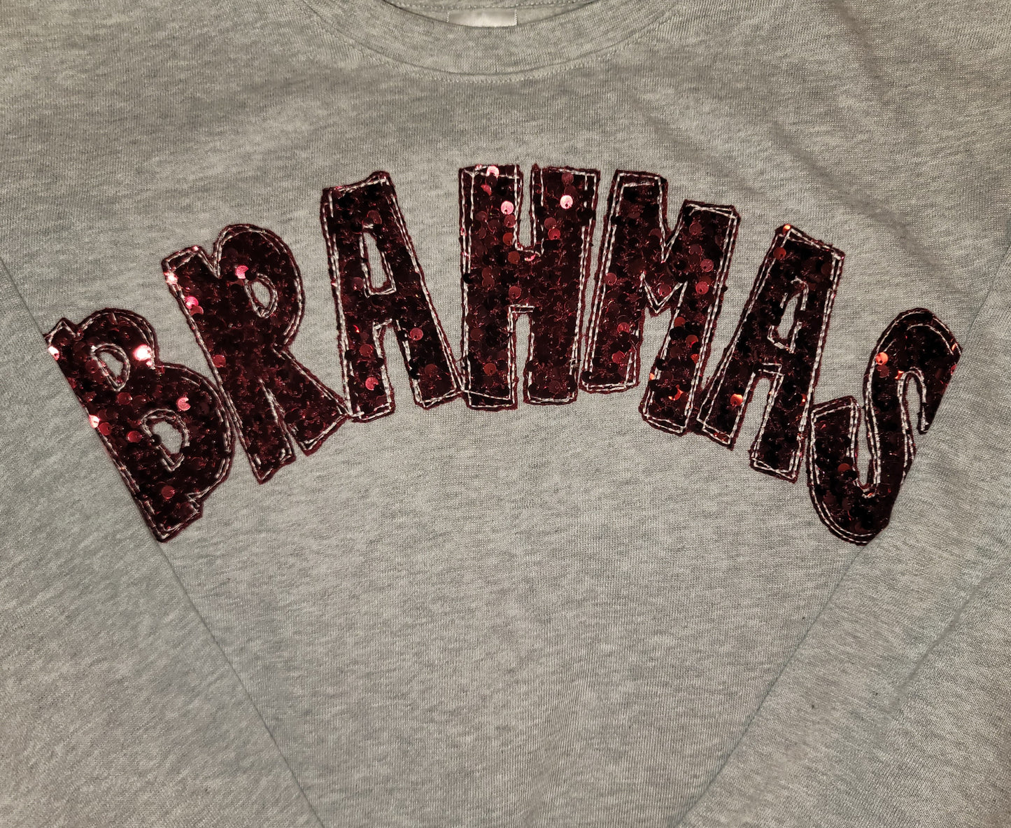 BRAHMAS SEQUIN SWEATSHIRT