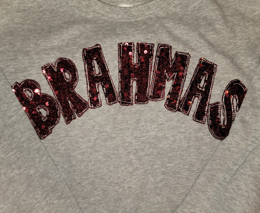 BRAHMAS SEQUIN SWEATSHIRT