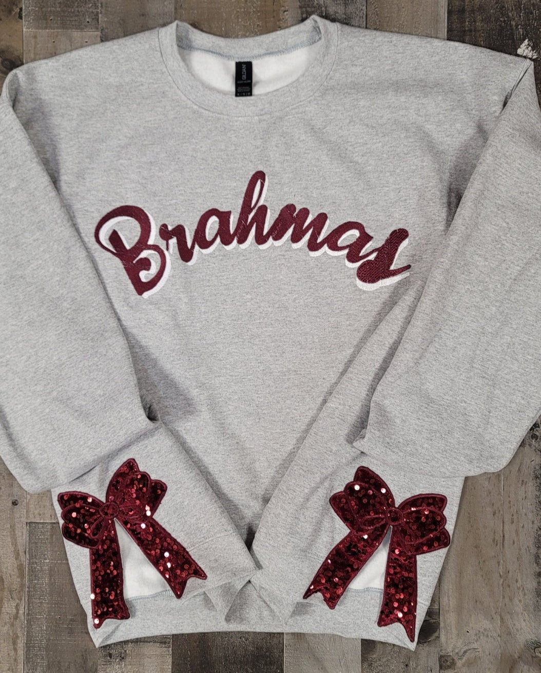 Brahmas Sequin Bow