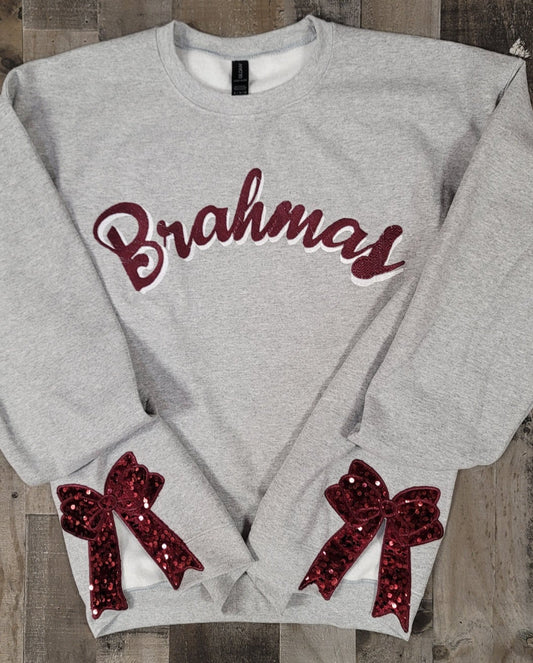 Brahmas Sequin Bow