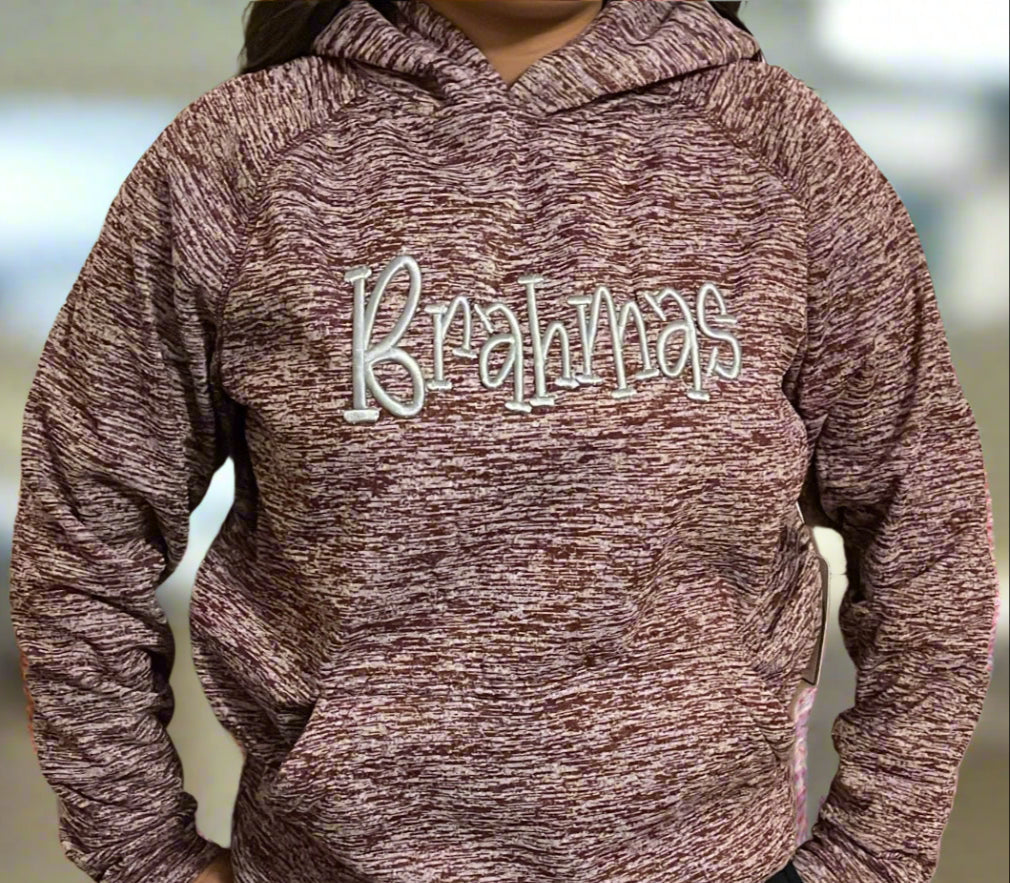 Brahmas Heather Hoodie